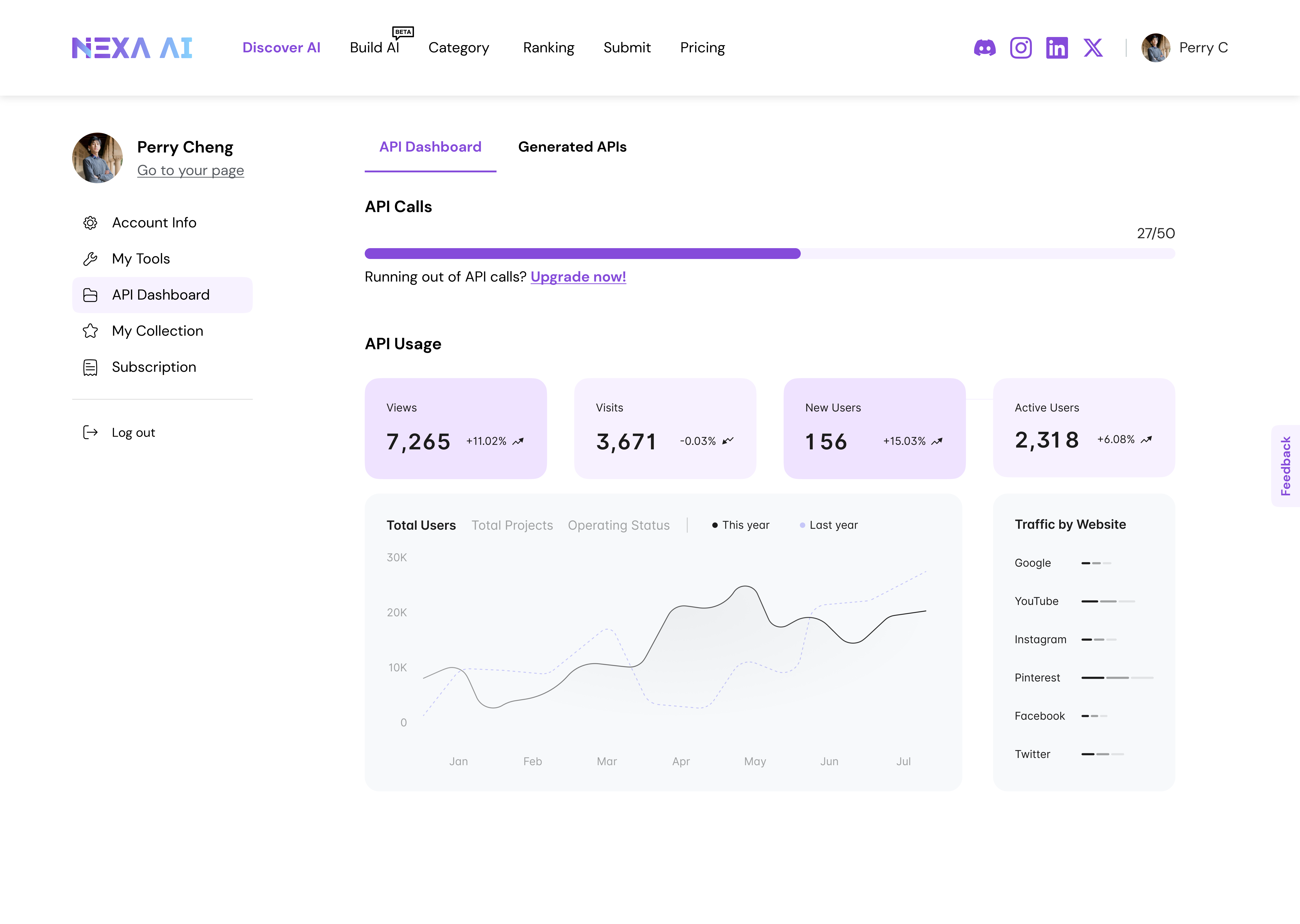 Nexa · downloadable API packages