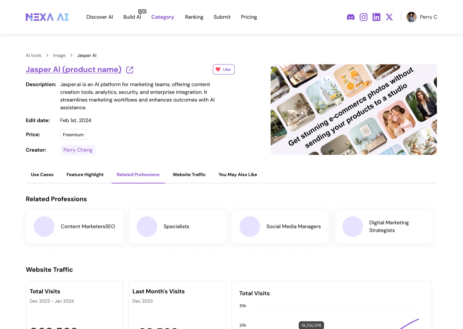 Nexa AI Tools · search-first AI discovery