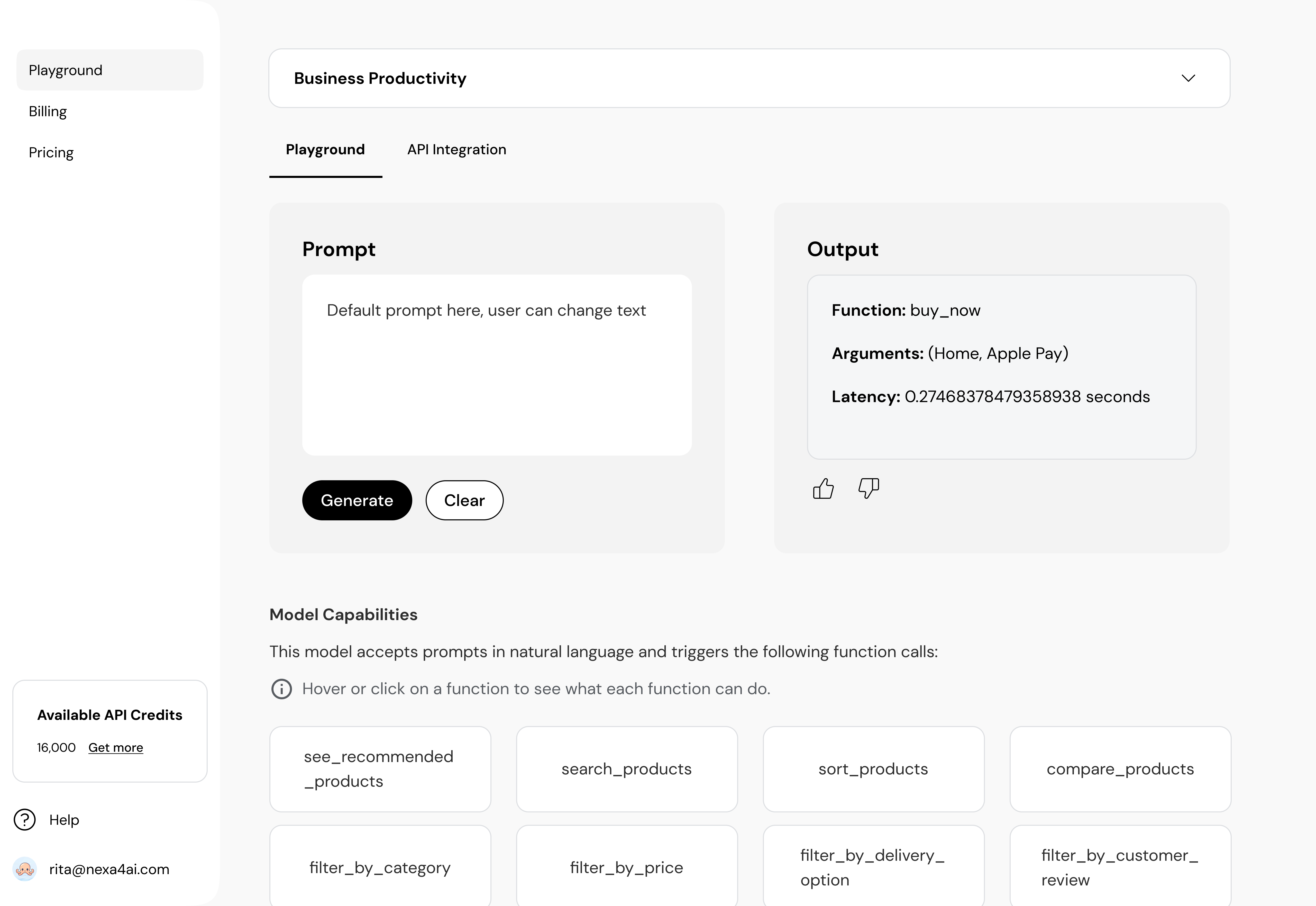 Octopus AI · explore and copy a preset prompt